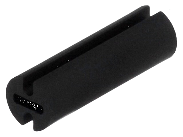 Afstandbus; LED; Øext: 4,5mm; ØLED: 3mm; L: 14mm; zwart; UL94V-2 Afstandbus; LED; Øext: 4,5mm; ØLED: 3mm; L: 14mm; zwart; UL94V-2